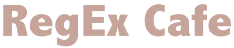 RegEx Cafe regular expression tool